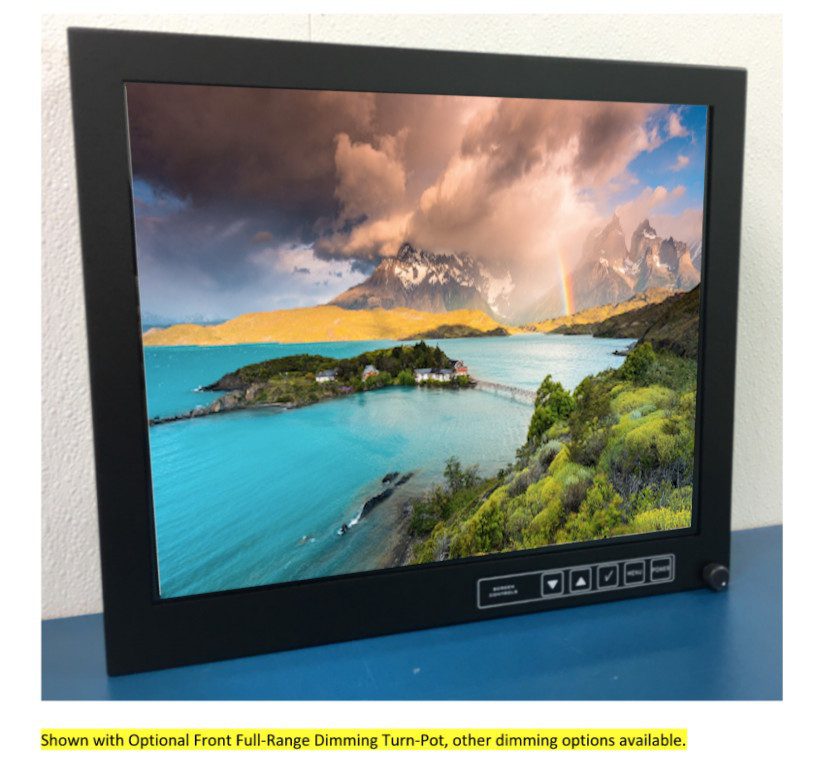 20.1" Industrial Grade VESA Mount LCD Displays AbraxSys